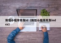 微信小程序开发id（微信小程序开发index）