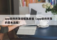 app软件开发流程吴彦祖（app软件开发的基本流程）